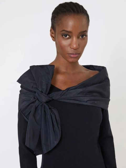 Max Mara bow sweater - Black