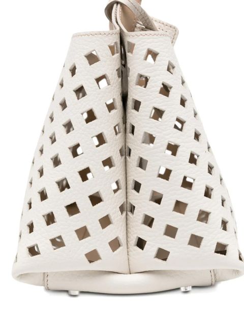Tod's cut-out-design tote bag - White