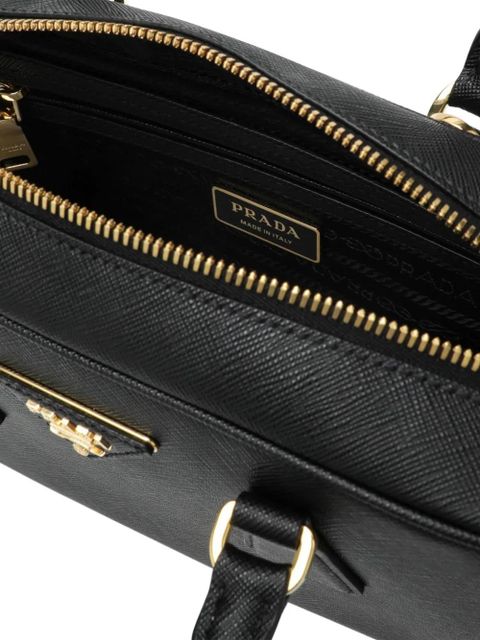 Prada leather tote bag - Black