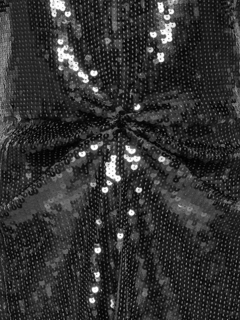 ROTATE BIRGER CHRISTENSEN sequin-embellishment midi dress - Brown