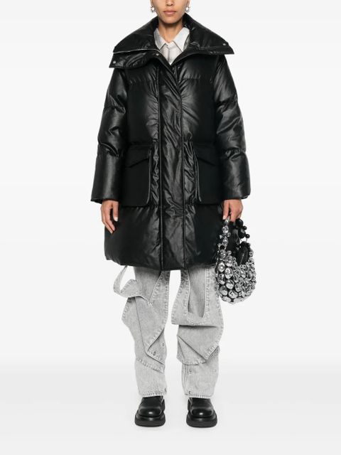 MM6 Maison Margiela Signature single-stitch coat - Black - zdjęcie produktu nr 2