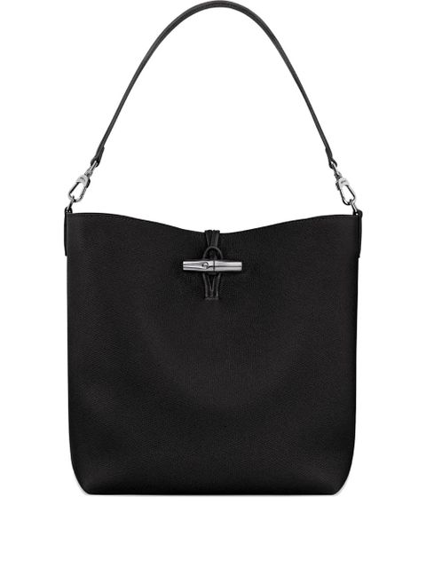 Longchamp medium Le Roseau shoulder bag - Black - zdjęcie produktu nr 1