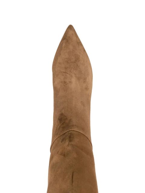 Gianvito Rossi pointed-toe boots - Brown