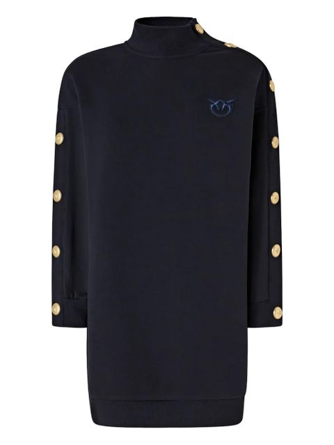 PINKO button-detailed high-neck mini dress - Blue - zdjęcie produktu nr 1
