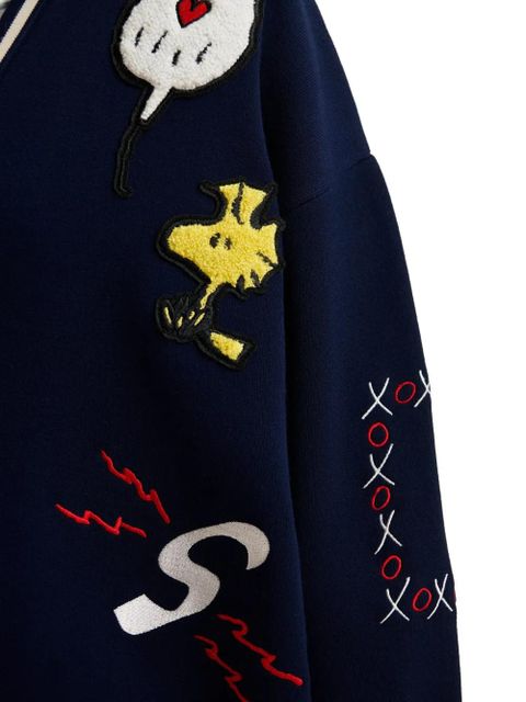 Essentiel Antwerp Peanuts™ graphic-print V-neck cardigan - Blue