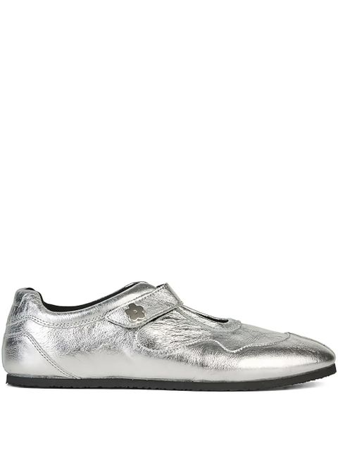 Cecilie Bahnsen Cosmo flower-detail sneakers - Silver - zdjęcie produktu nr 1