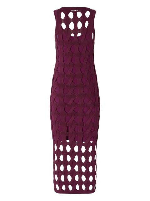 PINKO cut-out long dress - Red - zdjęcie produktu nr 2