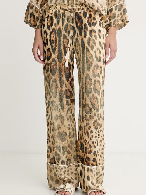 ERMANNO Firenze spodnie lounge damskie z wiskozy - zdjęcie produktu nr 1