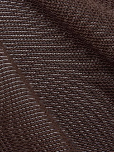 Isa Boulder ribbed midi skirt - Brown