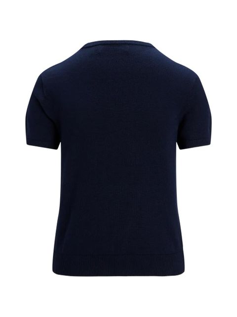 Lauren Ralph Lauren knitted T-shirt - Blue - zdjęcie produktu nr 2