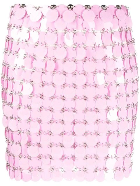 Rabanne chainmail mini skirt - Pink - zdjęcie produktu nr 1