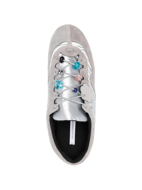 Cecilie Bahnsen Blaise embellished sneakers - Grey