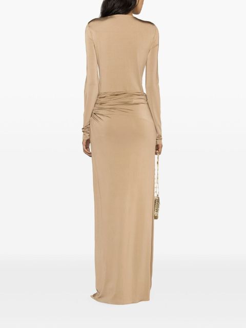 Magda Butrym cut-out-detail maxi skirt - Neutrals - zdjęcie produktu nr 2