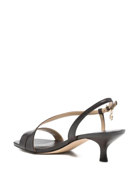 Michael Kors asymmetric slingback sandals - Brown