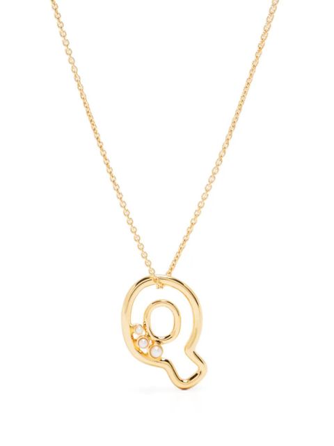 Missoma Q-letter pendant chain-link necklace - Gold - zdjęcie produktu nr 1