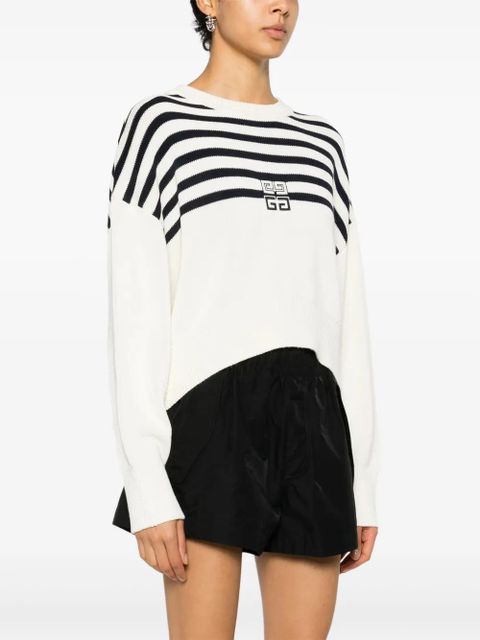 Givenchy 4G-embroidered jumper - White