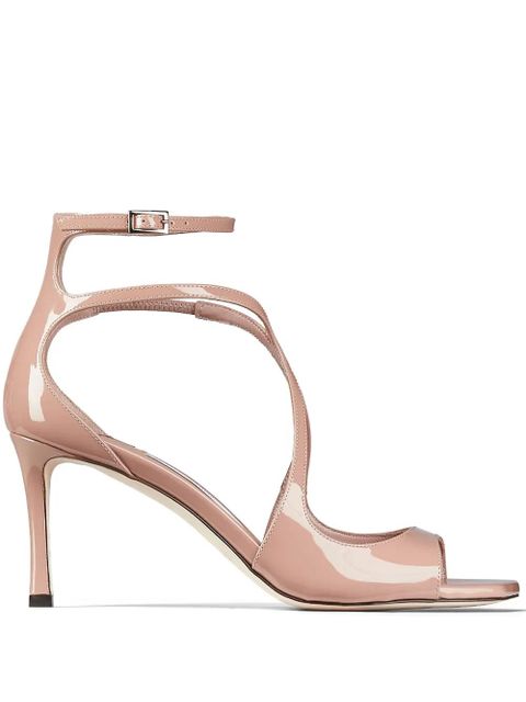 Jimmy Choo Azia 75mm patent-leather sandals - Pink - zdjęcie produktu nr 1