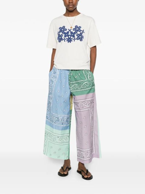 Weekend Max Mara floral-embroidered T-shirt - Neutrals - zdjęcie produktu nr 2