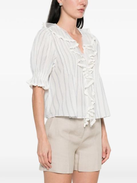 DÔEN Henri striped blouse - Neutrals