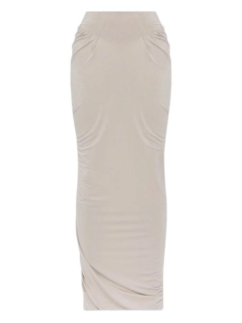 ENTIRE STUDIOS draped jersey skirt - White - zdjęcie produktu nr 1