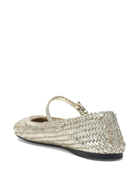 Prada woven ballet flats - Gold - zdjęcie produktu nr 2