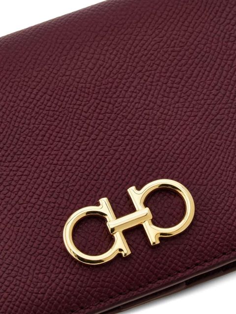 Ferragamo Gancini buckle continental wallet - Purple