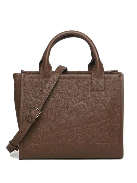 MC2 Saint Barth midi Vanity embossed top-handle tote bag - Brown - zdjęcie produktu nr 1