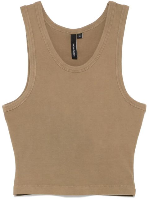 ENTIRE STUDIOS cropped tank top - Green - zdjęcie produktu nr 1