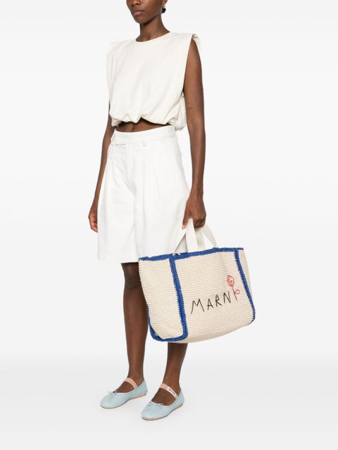 Marni Sillo tote bag - Neutrals