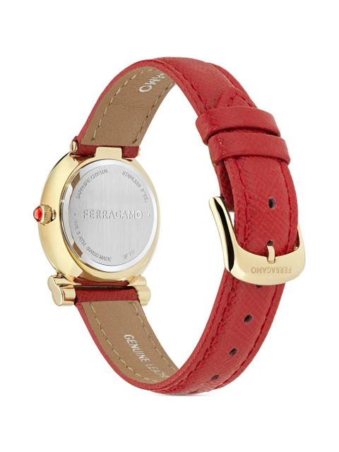 Ferragamo Gancini Twisted 28mm - Silver