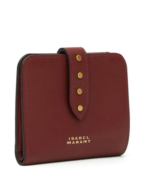 ISABEL MARANT logo-print wallet - Red