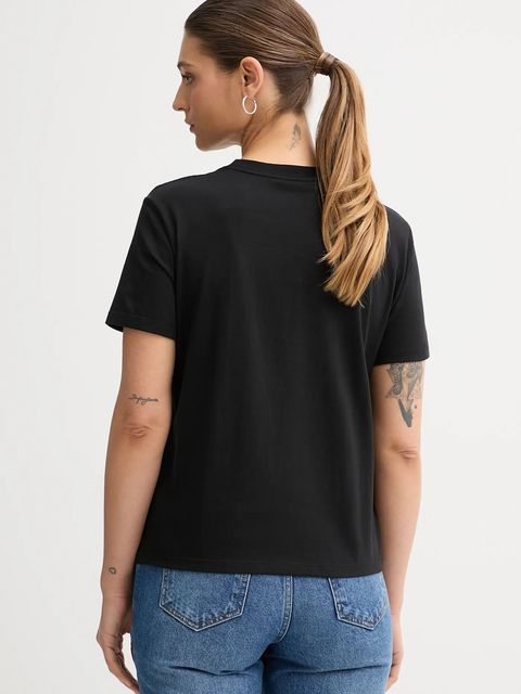 Calvin Klein Jeans t-shirt bawełniany damski kolor czarny LV047E804G