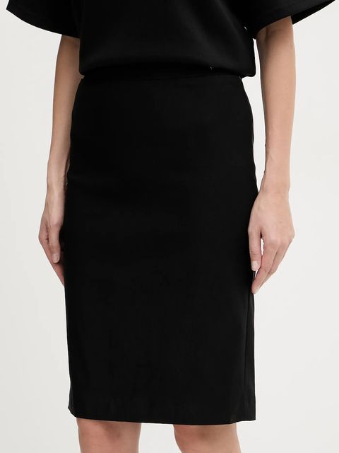 Guess spódnica CRETA kolor czarny midi ołówkowa W5BD84 W2362 - zdjęcie produktu nr 1