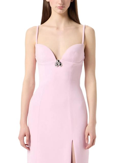 Blumarine crystal-embellished maxi dress - Pink