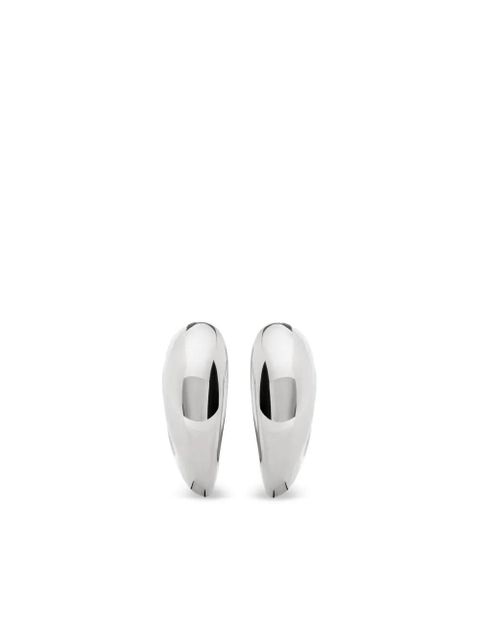 Monica Vinader Nura Reef medium hoop earrings - Silver - zdjęcie produktu nr 1