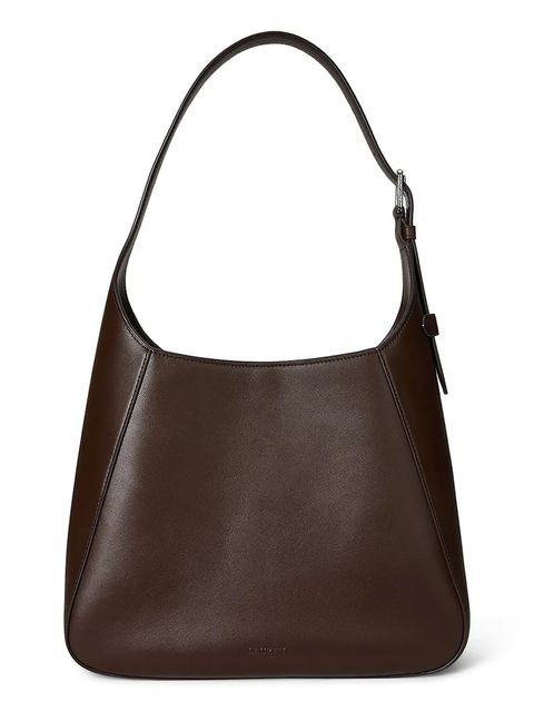 Lauren Ralph Lauren torebka skórzana kolor brązowy 431956790 - zdjęcie produktu nr 2