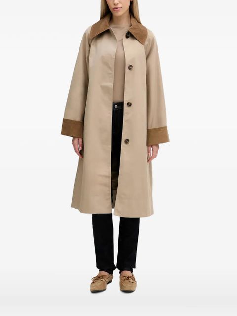 Barbour Reagan corduroy collar belted coat - Neutrals - zdjęcie produktu nr 1