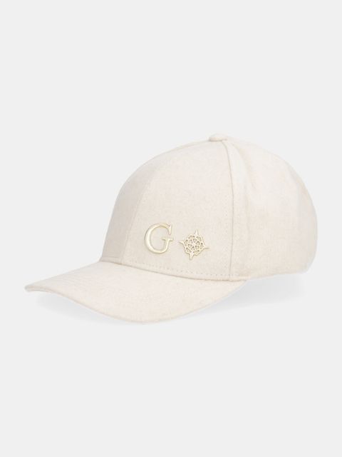 Guess czapka z daszkiem z dodatkiem wełny - zdjęcie produktu nr 1