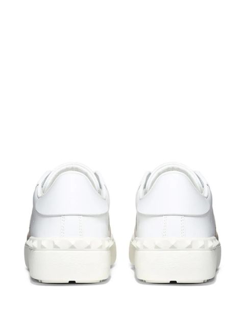 Valentino Garavani open sneakers with metallic stripe - White