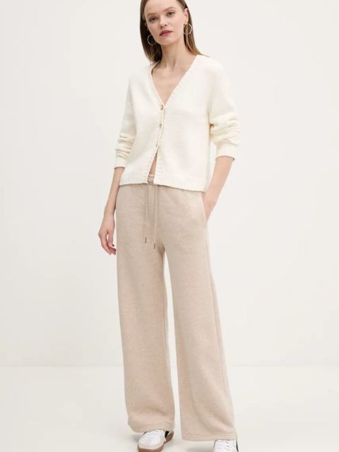 Abercrombie & Fitch kardigan bawełniany damski kolor beżowy KI150-5028