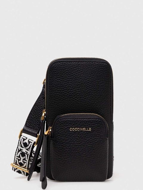 Coccinelle pokrowiec na telefon skórzany