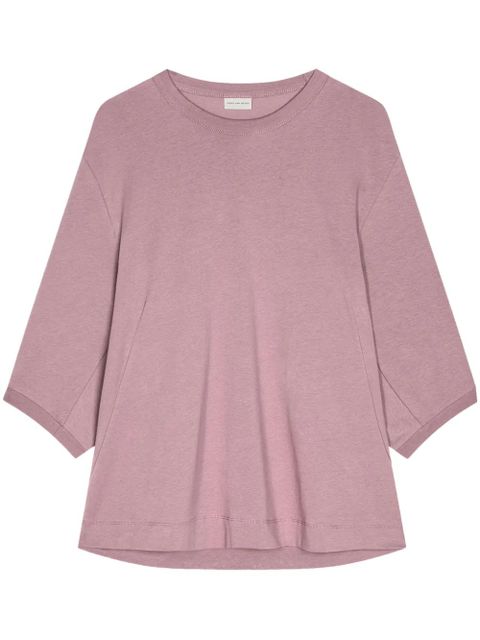 DRIES VAN NOTEN balloon-sleeves T-shirt - Pink - zdjęcie produktu nr 1
