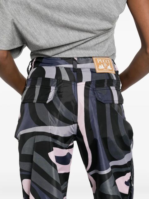 PUCCI swirl-print cargo trousers - Black