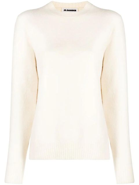 Jil Sander Harmony crew-neck wool jumper - White - zdjęcie produktu nr 1