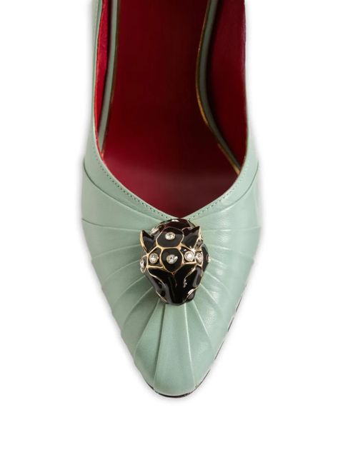 Valentino Garavani Panthea goatskin pumps - Green
