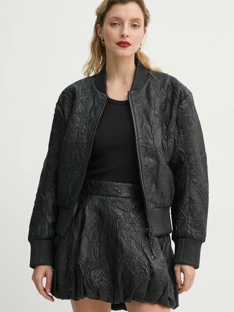 MUNTHE kurtka bomber skórzana FERRIL