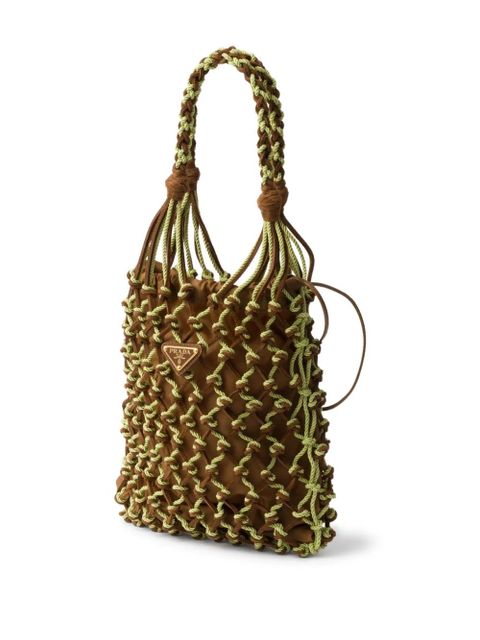 Prada small Noué tote bag - Brown