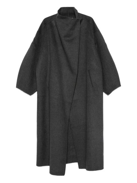 The Frankie Shop collarless wrap coat - Grey - zdjęcie produktu nr 1