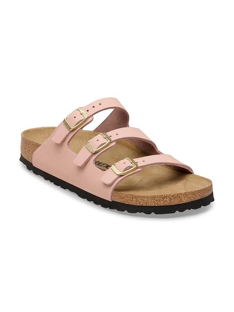 Birkenstock klapki nubukowe Florida - zdjęcie produktu nr 1