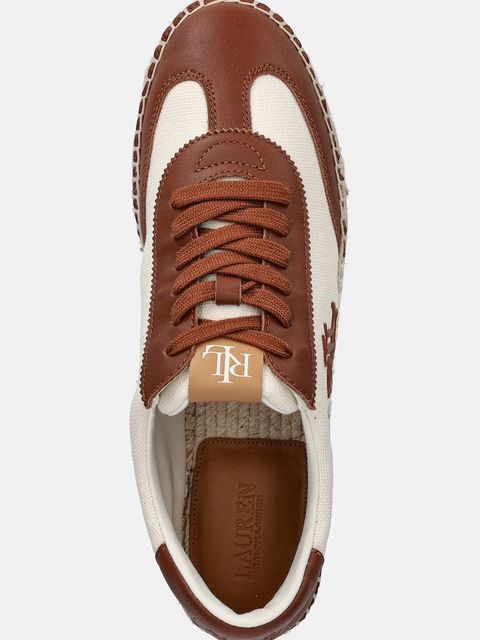 Lauren Ralph Lauren sneakersy Luize Sneaker damskie kolor brązowy 802P04428003